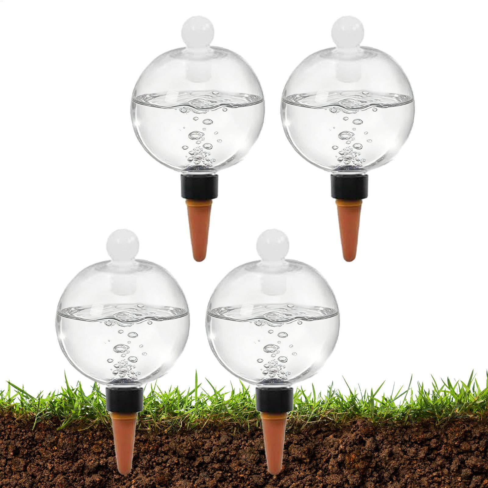 Plant Watering Bulbs 4pcs 500m - đánh giá và giá Automatic Plant Waterer