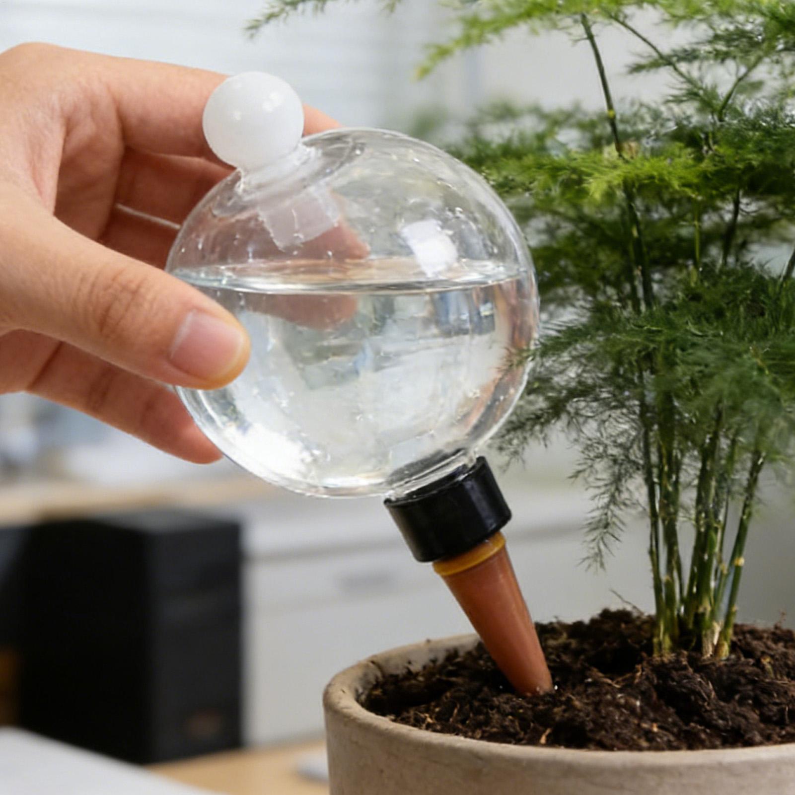 Plant Watering Bulbs 4pcs 500m - đánh giá và giá Automatic Plant Waterer