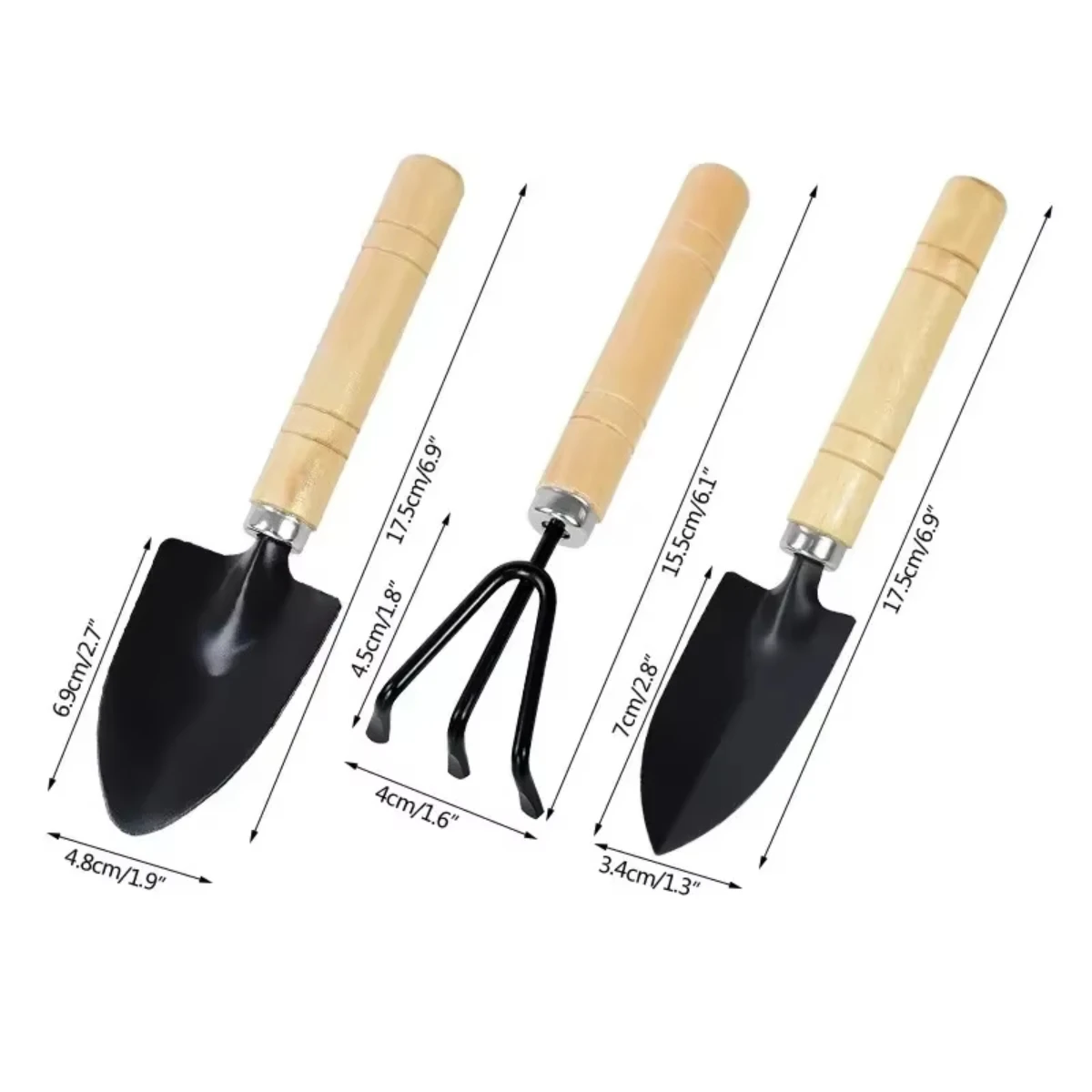 3Pcs/Set Mini Garden Tool Set  - đánh giá và giá Gardening Tools Vegetables