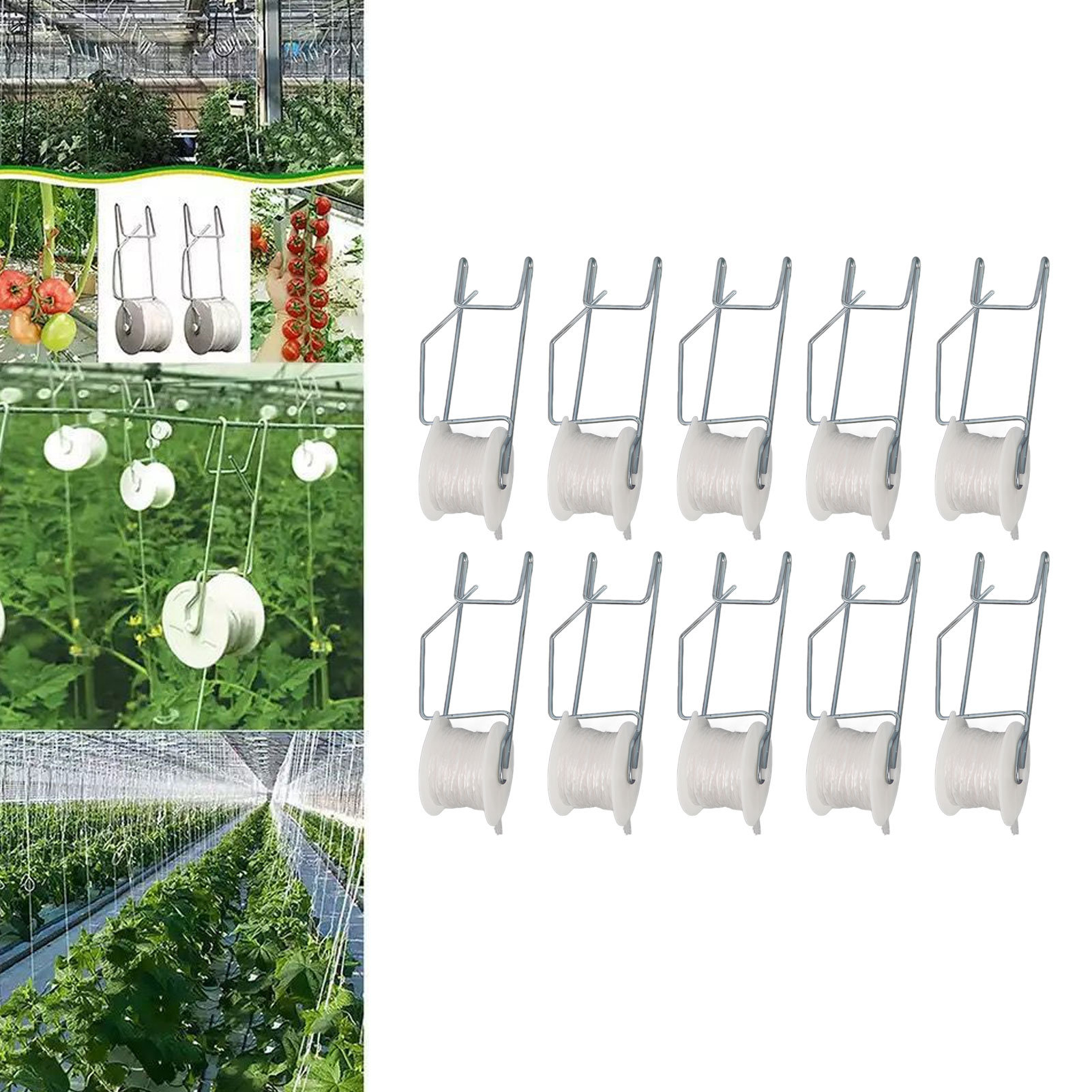 6-50pcs Tomato Support Hooks T - đánh giá và giá Gardening Tools Essential